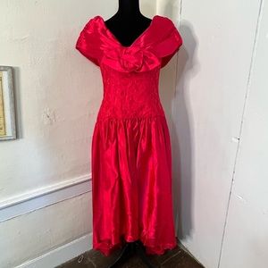 Real Vintage 1980s Prom Gown